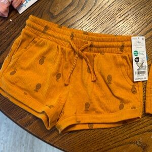 Carter’s Baby and Toddler Pineapple Pull-On Knit Gauze Shorts